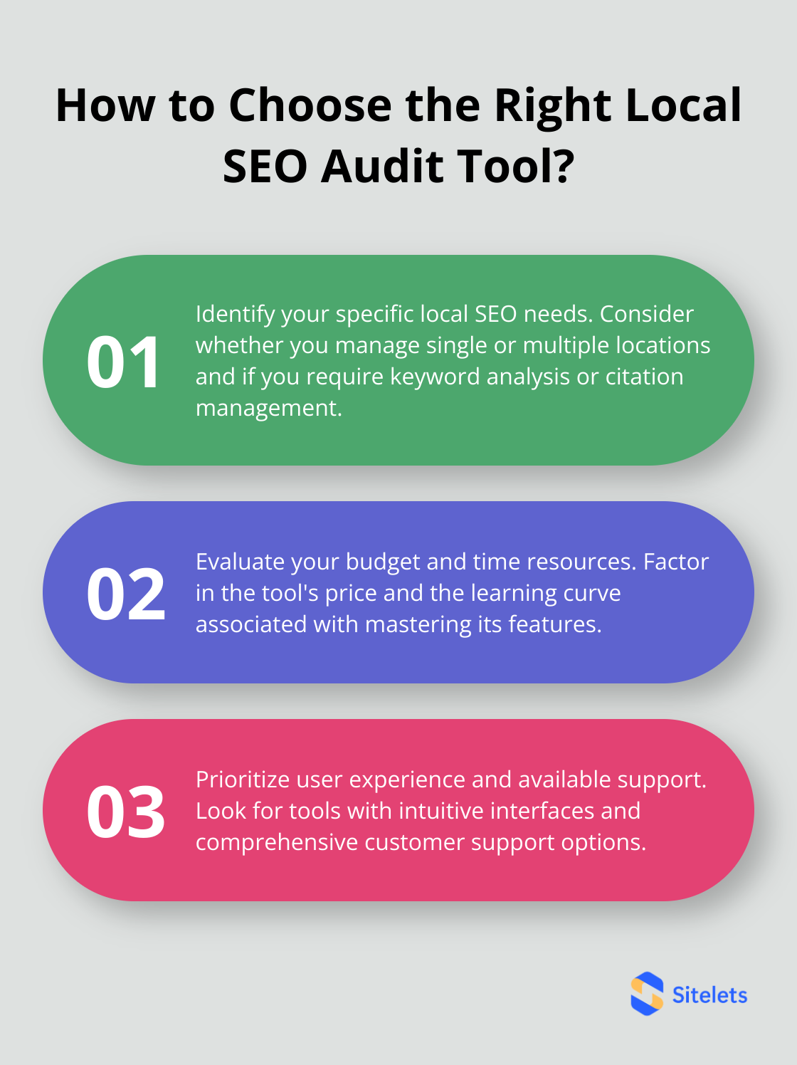 Infographic: How to Choose the Right Local SEO Audit Tool?